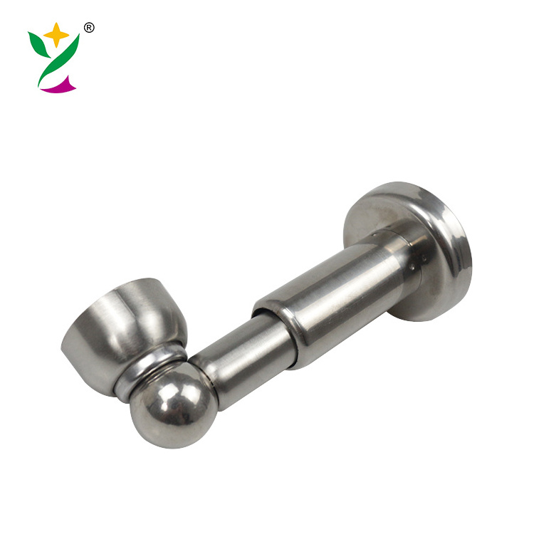 YUXING Stainless steel magnetic retractable door stopper