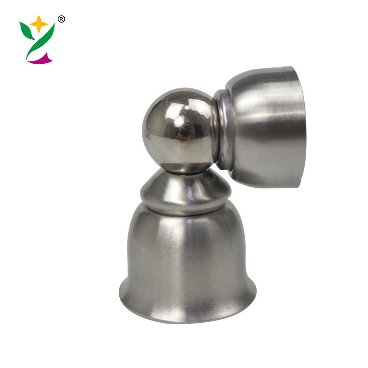 YUXING stainless steel sliding magnetic glass door holder stopper for glass door opening holder