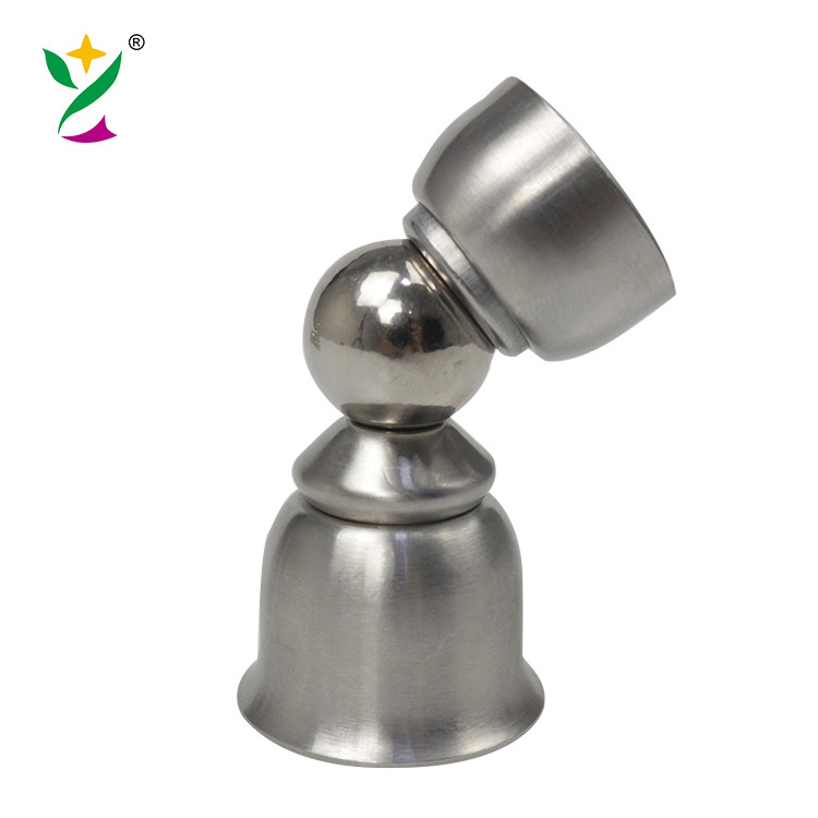 YUXING stainless steel sliding magnetic glass door holder stopper for glass door opening holder