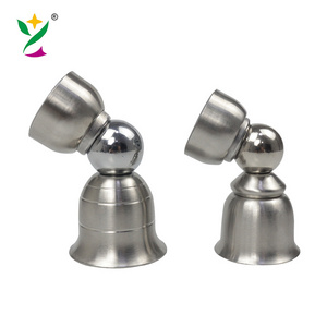 YUXING stainless steel sliding magnetic glass door holder stopper for glass door opening holder