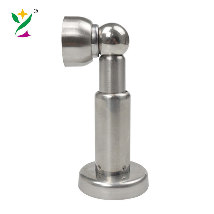 YUXING Stainless steel magnetic retractable door stopper