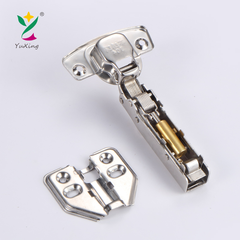 YUXING Furniture hardware accessories hinge 35 mm  soft close concealed hydraulic kitchen cabinet hinge