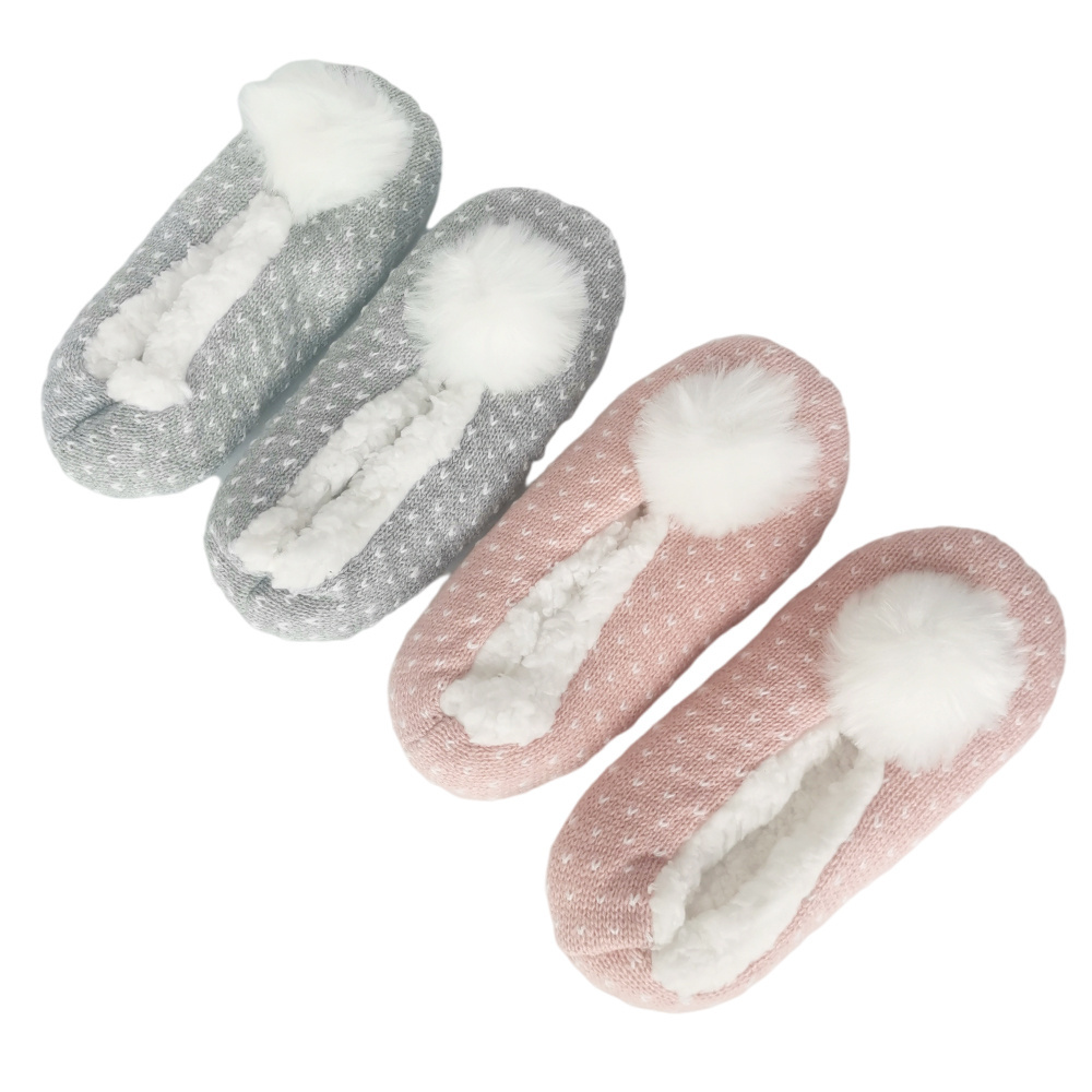 slipper sock knitted slipper sock adult floor socks with rubber sole