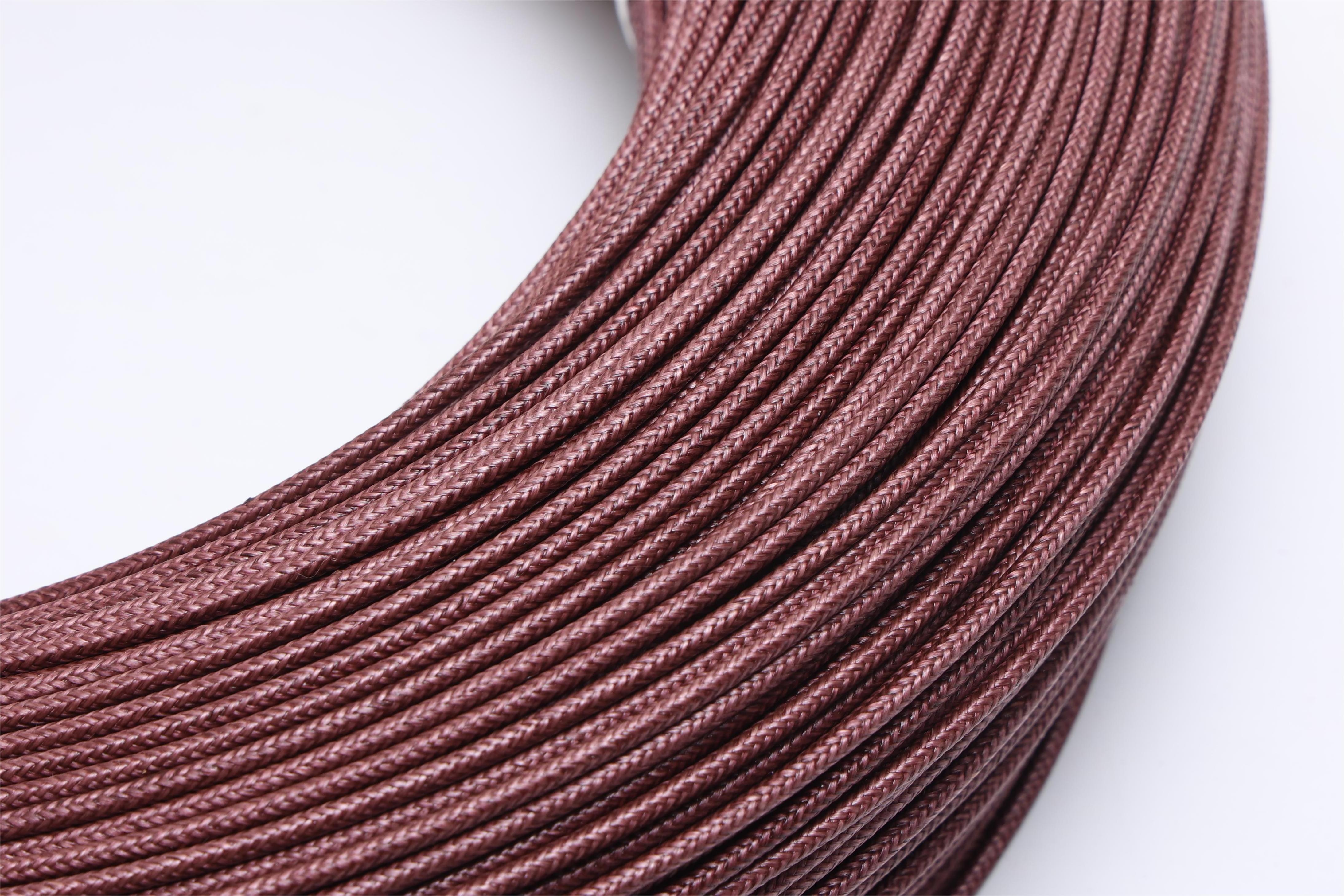 Silicone tinned copper glass fiber braided high temperature wire is soft and water resistant 0.5 0.75 1 1.5 Square millimeters