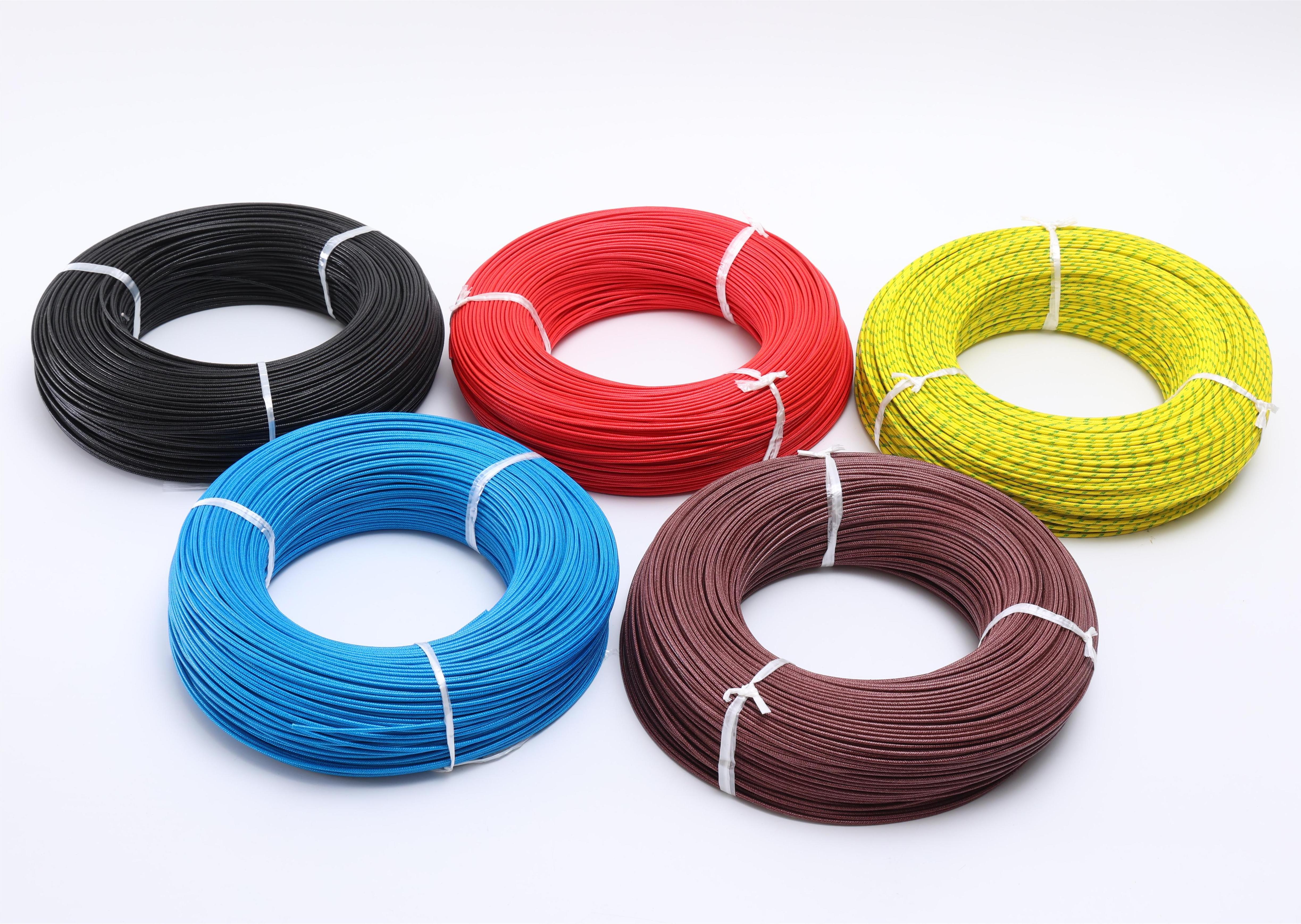 35mm50mm silicone rubber high temperature fiberglass braided heat resistant insulated lighting fixture construction wire