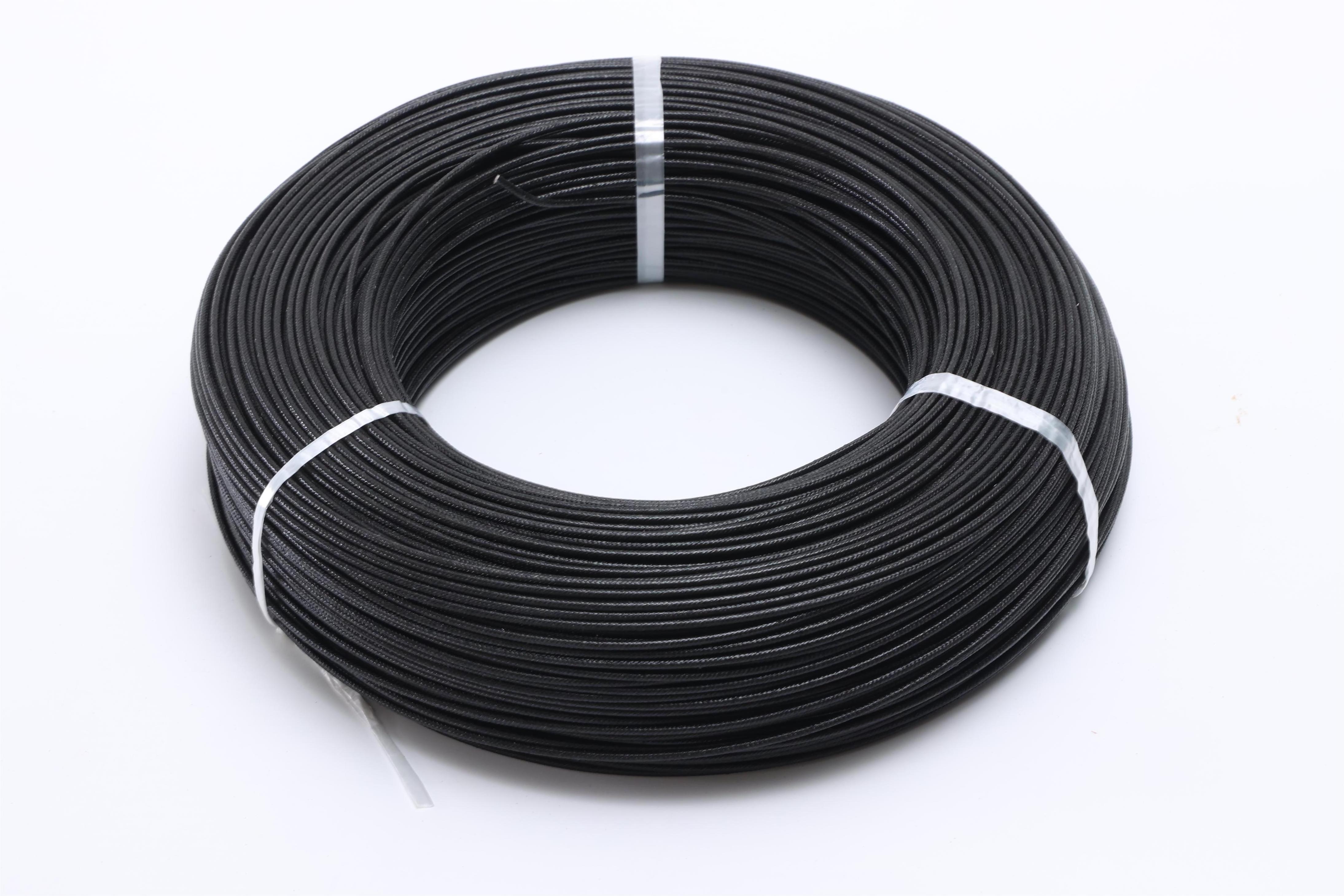 Silicone tinned copper glass fiber braided high temperature wire is soft and water resistant 0.5 0.75 1 1.5 Square millimeters