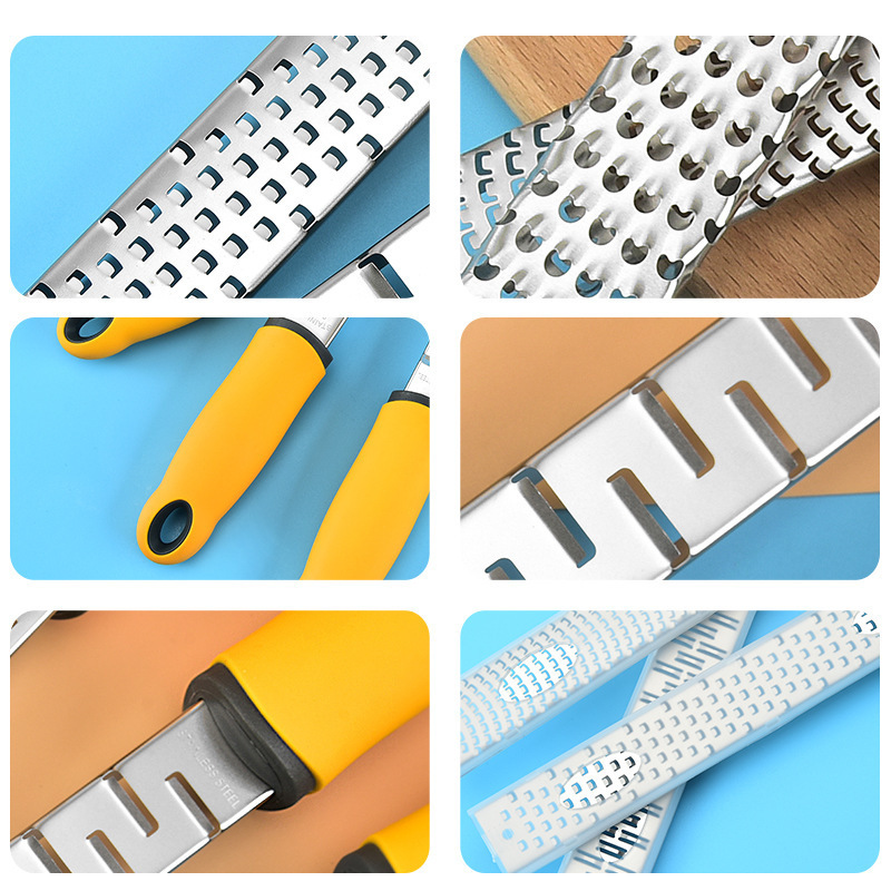 Kitchen Gadgets Stainless Steel Sharp Blade Fruit Tool Vegetable Garlic Cheese Grater Citrus Lemon Zester With Handle