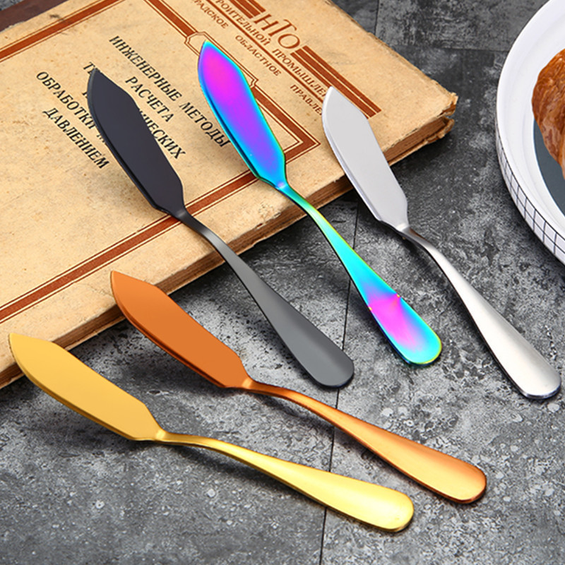 Stainless Steel Kitchen Tool Butter Knife Holes Cheese Knife Cutlery Toast Cream Bread Cutter