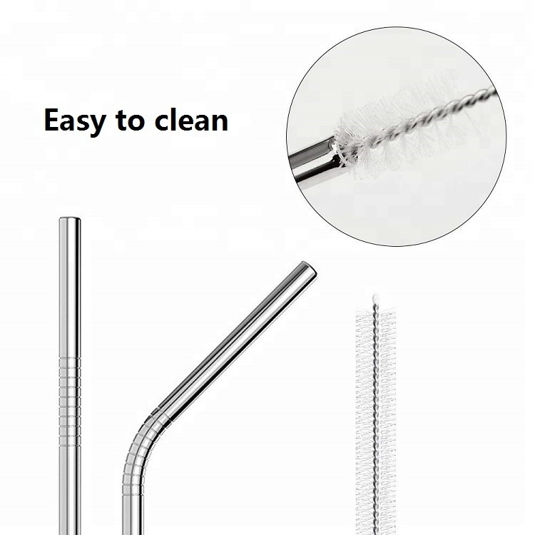 Reusable Stainless Steel Drinking Straw Wholesale With Customized Logo