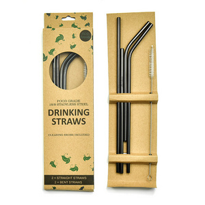 Giveaway 10.5" Reusable Stainless Steel Straws Bent Reusable Straws  for 20 24 30 oz Tumbler