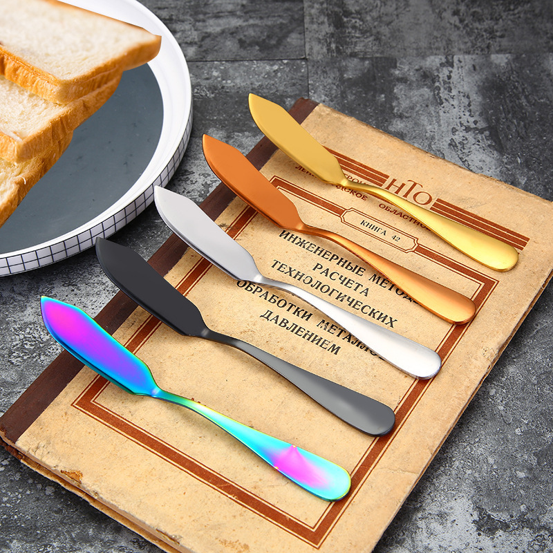 Stainless Steel Kitchen Tool Butter Knife Holes Cheese Knife Cutlery Toast Cream Bread Cutter