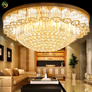 Wholesale luxury home fancy nordic creative decorative postmodern gold contemporary led crystal ceiling light