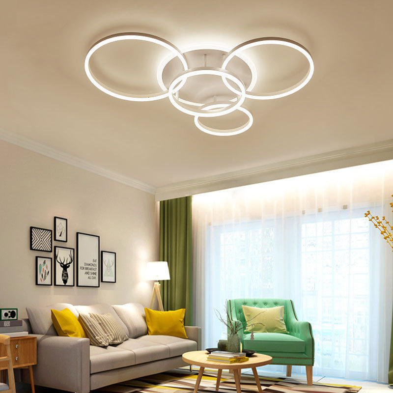 Led ceiling lamp bedroom master bedroom new room lamp living room crystal romantic wedding room forest lamps