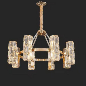 House living room decoration lustre designers modern home furniture luxury fancy led crystal pendant light