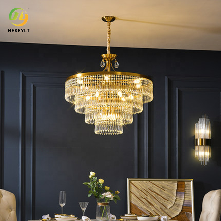 high quality European style fashion hotel lobby hall design fixture hanging decorative glass pendant light