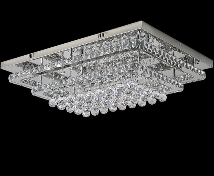 Wholesale luxury modern home hotel bedroom decoration led crystal ceiling light