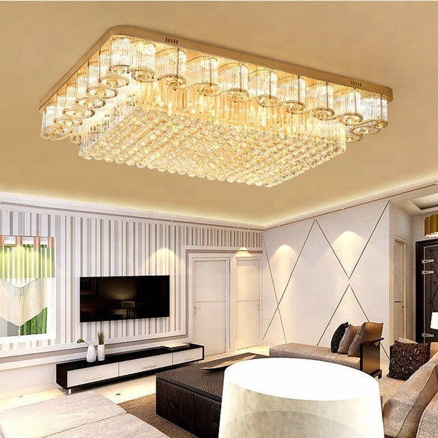 JYLIGHTING Wholesale decorative led crystal ceiling lighting for shops