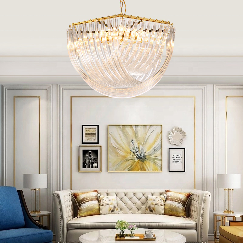 JYLIGHTING Vintage Hanging Ceiling Light Pendant LED Luxury Round Crystal Chandelier  Modern  Crystal Chandelier Fixture Empire Style