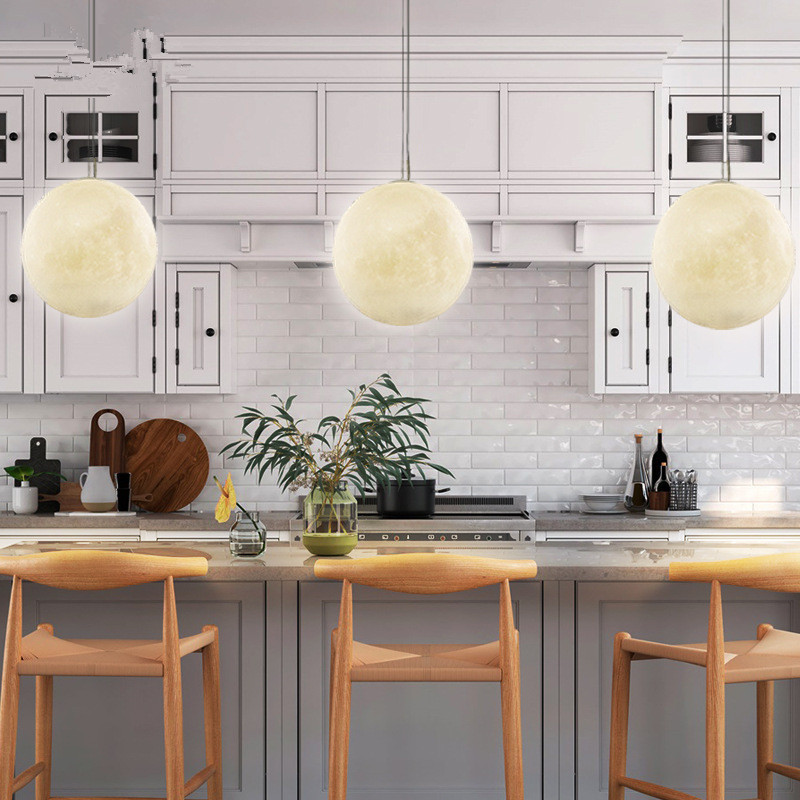 JYLIGHTING Wholesale moon hanging decorative kid room lighting nordic ceiling led kitchen chandeliers & pendant light