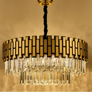 JYLIGHTING Black house living room fixtures vintage crystal home indoor luxury decoration chandelier