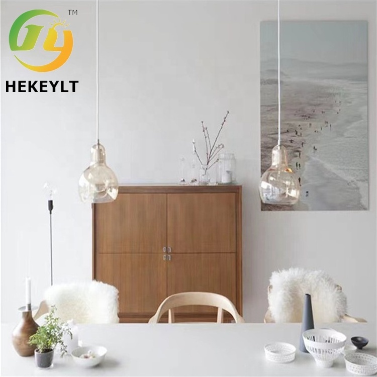 JYLIGHTING Modern personality big bulb chandelier creative dining room light bar bedroom bedside single head glass small chandelier