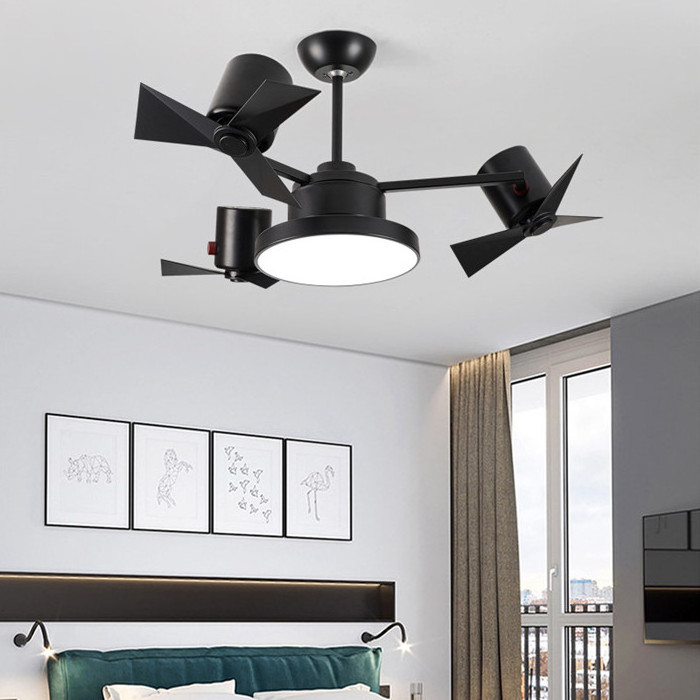 JYLIGHTING Smart remote control wholesale fan light fan with light ceiling fan with led light