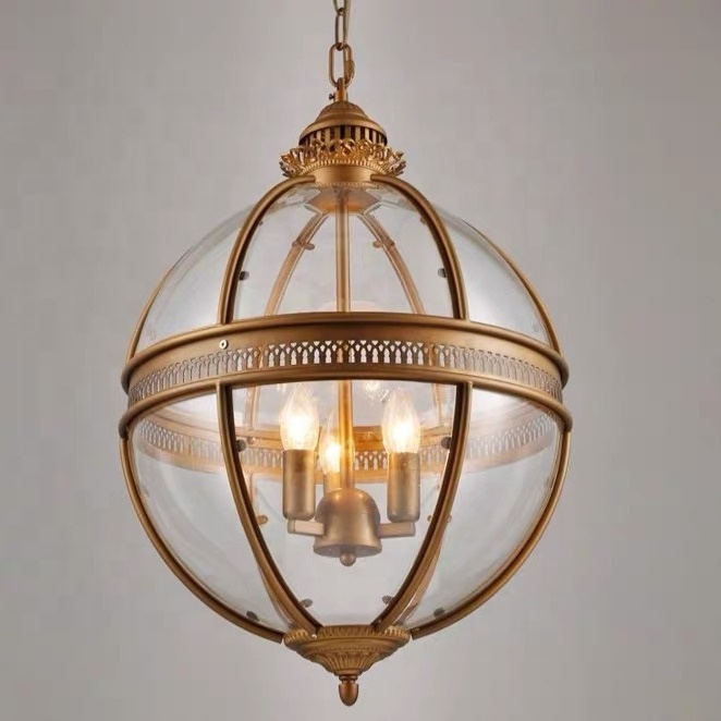 JYLIGHTING Hot Sale Round Ball Pendant Gorgeous Chandelier Decorative Lighting Fixture