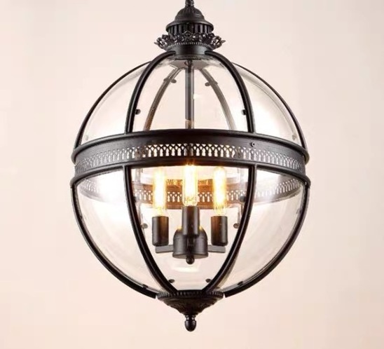 JYLIGHTING Hot Sale Round Ball Pendant Gorgeous Chandelier Decorative Lighting Fixture