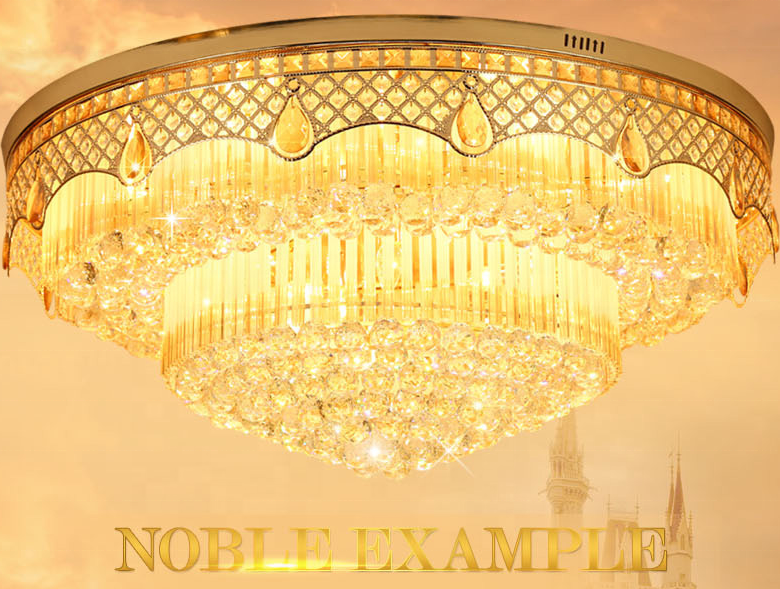 JYLIGHTING High quality nordic modern lighting luxury crystal lights ceiling for living room