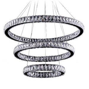 JYLIGHTING Modern Pendant Ceiling Lamps LED Crystal Chandelier Lights Hanging Light Fixture for Living Room