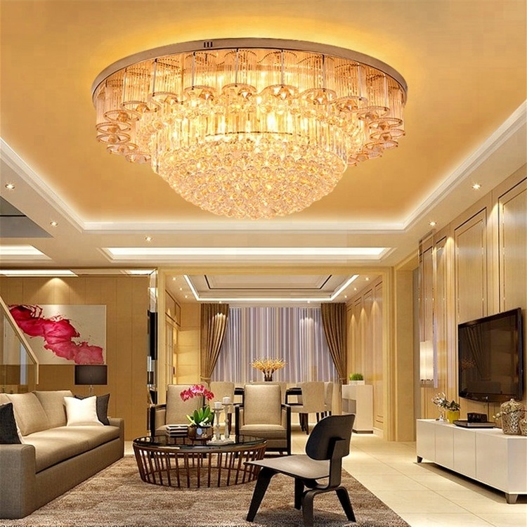 JYLIGHTING Wholesale decorative unique indoor  led good quality fashion crystal ceiling light