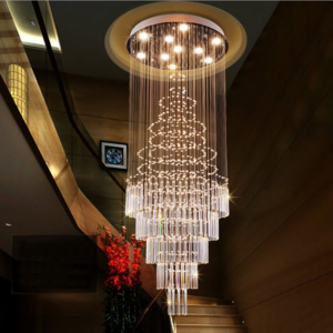 Modern Chandelier Lights Lighting Chandelier Nordic Home Large Luxury Rotary Simple Hanging Crystal Chandelier