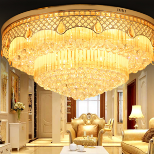 JYLIGHTING High quality nordic modern lighting luxury crystal lights ceiling for living room