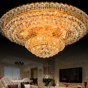 JYLIGHTING High quality nordic modern crystal led ceiling light pendant flush lamp ceiling crystal lamp