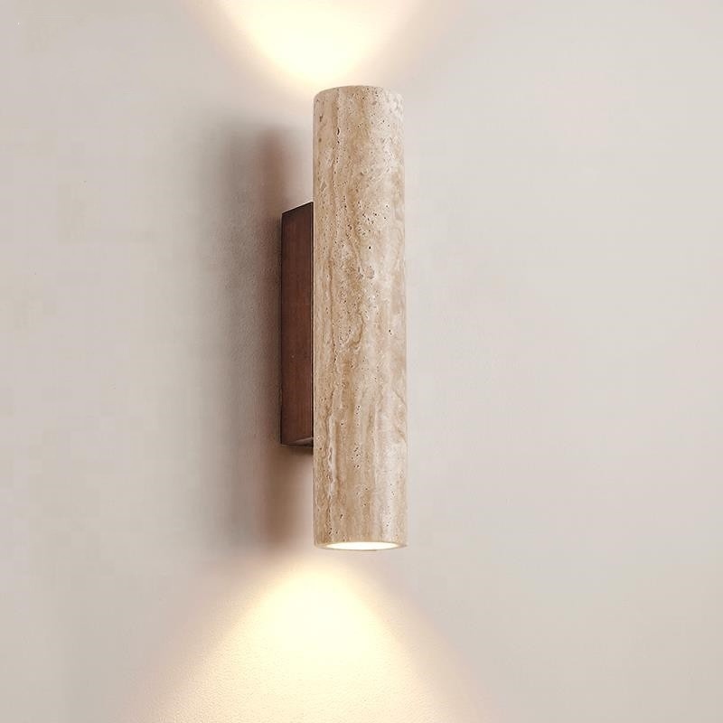 JYLIGHTING Modern simple wall lamp up and down luminous marble wall lamp home staircase hotel villa bedroom living room lamp