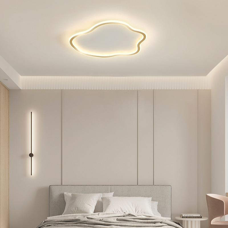 JYLIGHTING Led bedroom light simple modern white romantic girl free cloud exquisite fashion lamp ins hot ceiling light