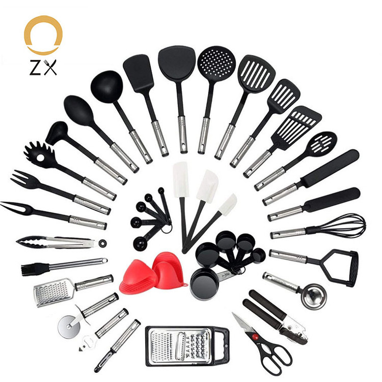 40 sets of silicone kitchenware Stainless steel kitchen gadgets kitchen accessories