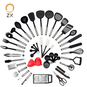 40 sets of silicone kitchenware Stainless steel kitchen gadgets kitchen accessories