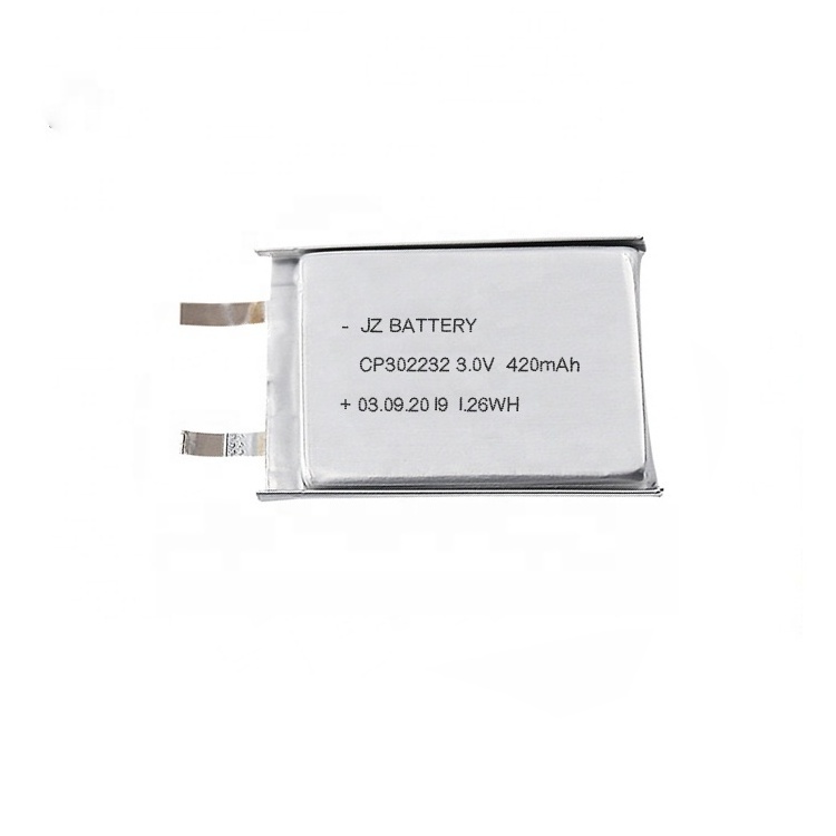 Best quality thin film lithium 3v 150mah CP301919 limno2 battery for UHF reader