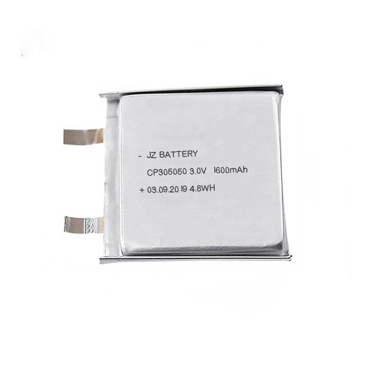 Best quality thin film lithium 3v 150mah CP301919 limno2 battery for UHF reader