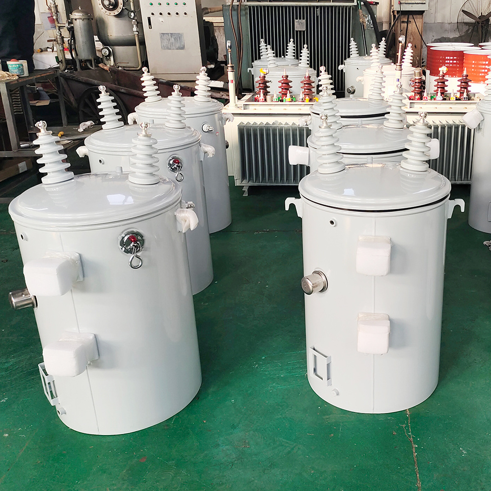 Low noise amorphous  75KVA    100kva Transformer copper winding  single phase pole mounted transformer