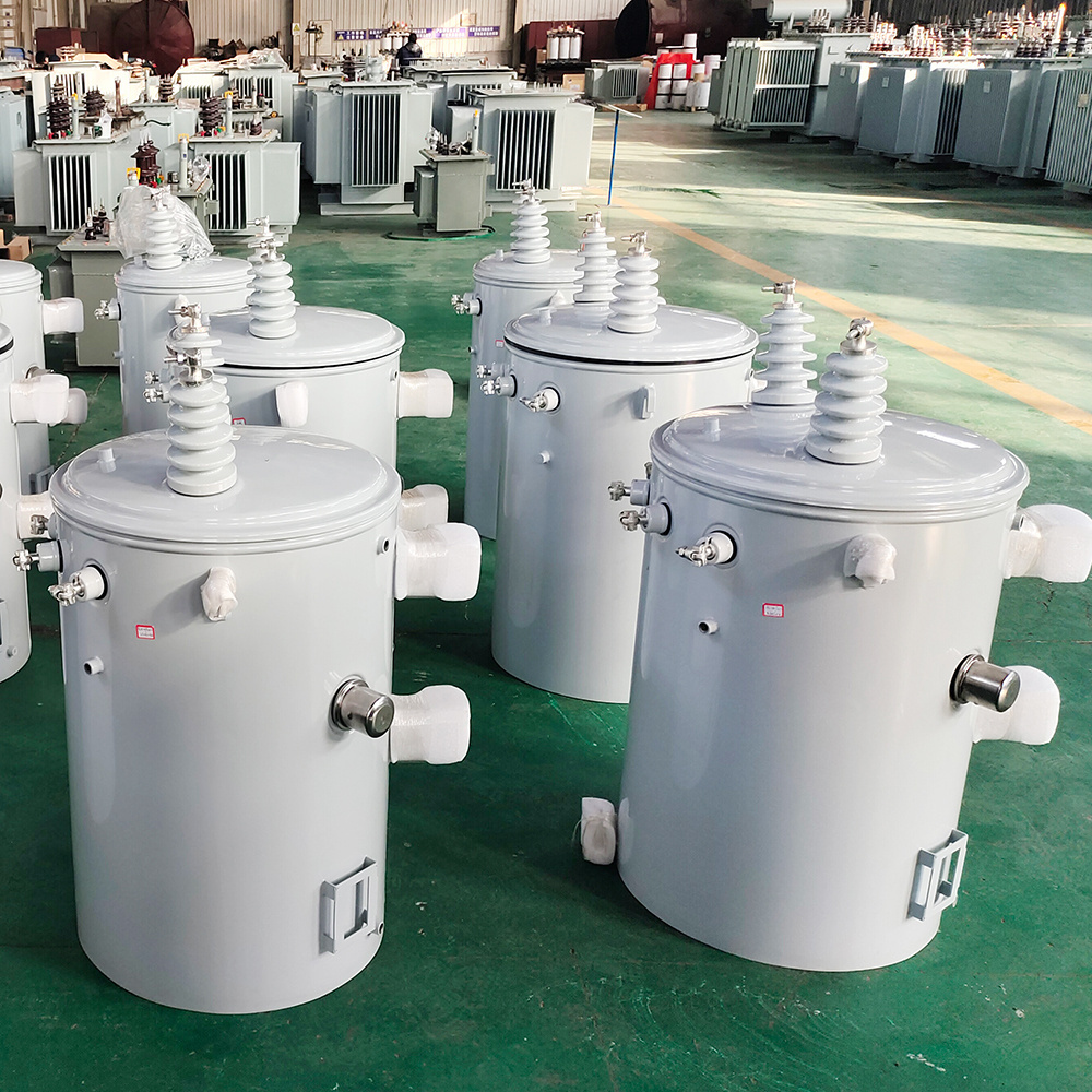 Low noise amorphous  75KVA    100kva Transformer copper winding  single phase pole mounted transformer