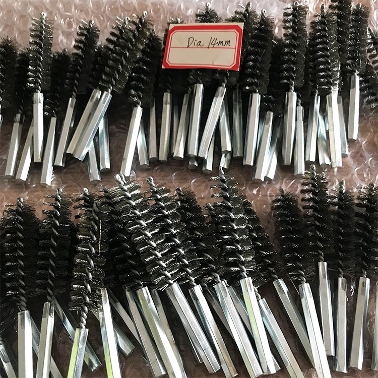 Stainless steel wire/brass nylon wire tube brush/pipe cleaning brush spiral brush China