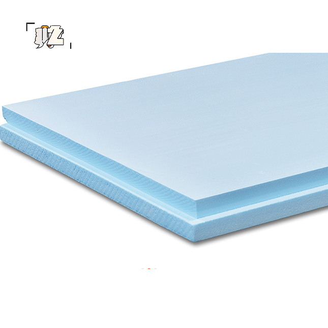 Blue Color 8mm 10mm Thickness High Density Eco Thermal Insulation Fire Retardant XPS Foam Board