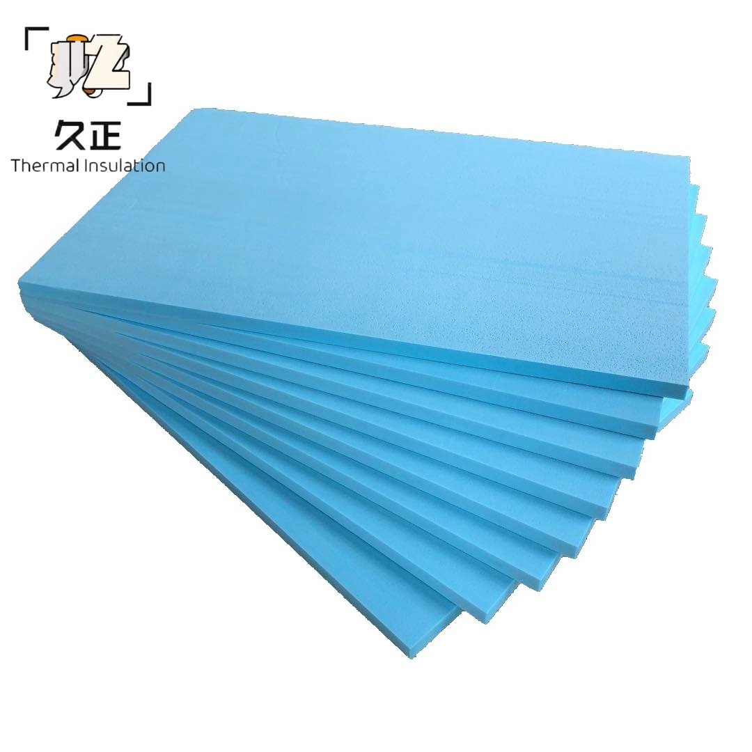 High Quality Blue 100mm Thickness Water Proof Rigid Board Wall Insulation Extruded Polystyrene Foam Board