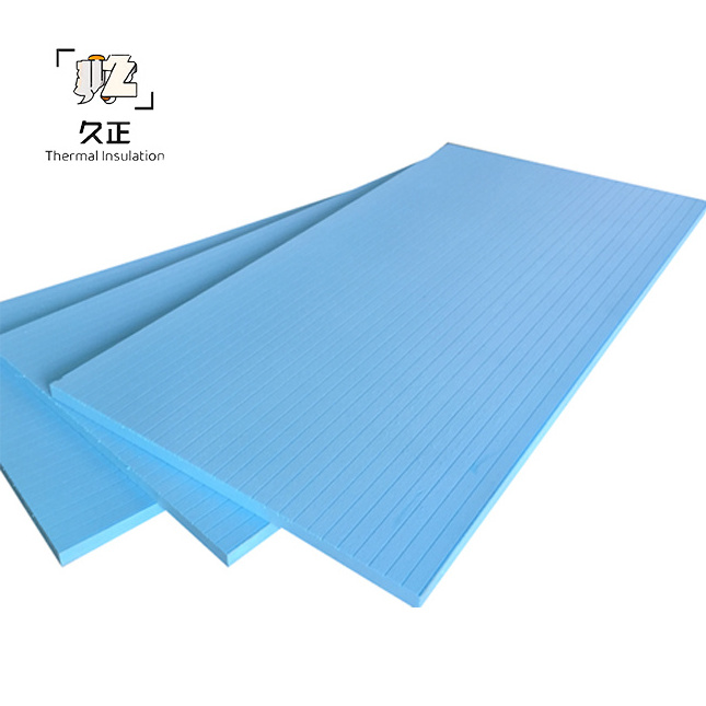 Blue Color 8mm 10mm Thickness High Density Eco Thermal Insulation Fire Retardant XPS Foam Board