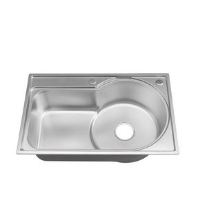 commercial big single bowl kitchen sink stainless steel