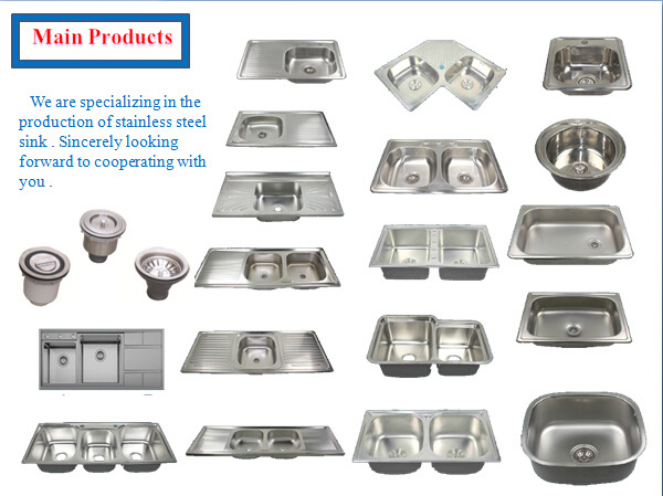 commercial big single bowl kitchen sink stainless steel