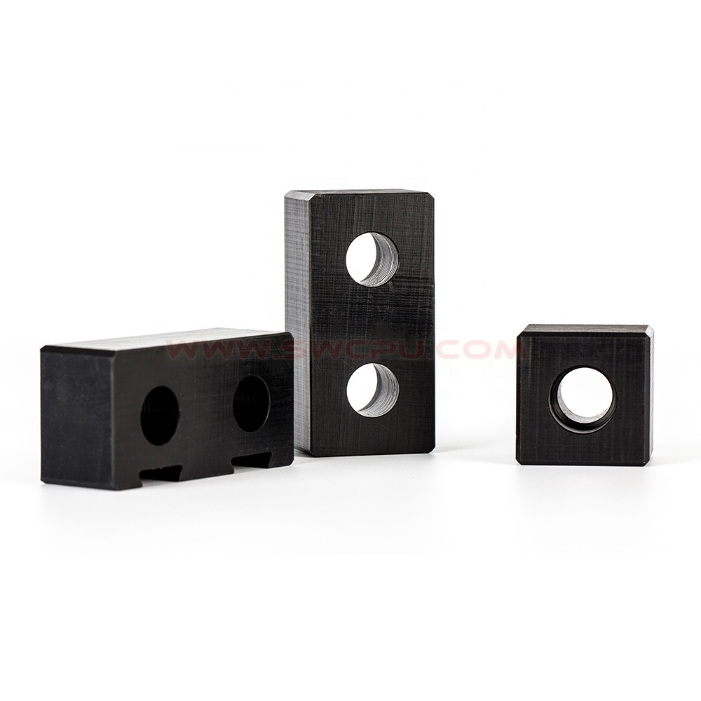 Wholesale large size solid abs plastic blocks with drilling hole