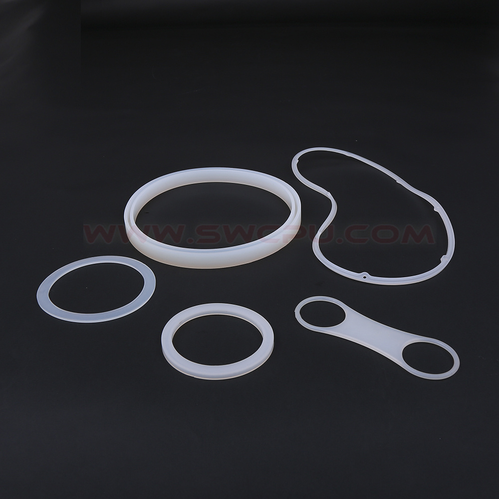 high quality customize various specifications and materials soft clear silicone o-ring